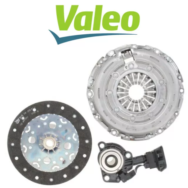 Valeo Clutch Kit - 3pc inc CSC - fits Citroen C4, C5, DS5, Peugeot 508, 3008...