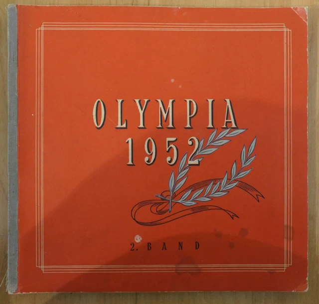OLYMPIA 1952 BAND II die Olympische Spiele 1952 EUR 5,00 PicClick DE