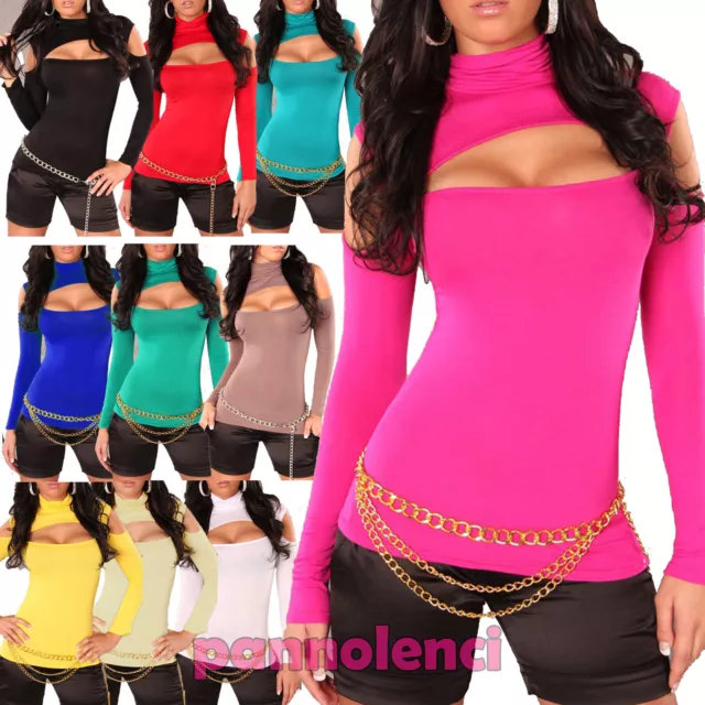 Maglia scollata sales