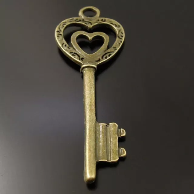 20 Stück Antike Bronze Legierung Retro Art Schlüssel Charme Anhänger Kunst 37285 2