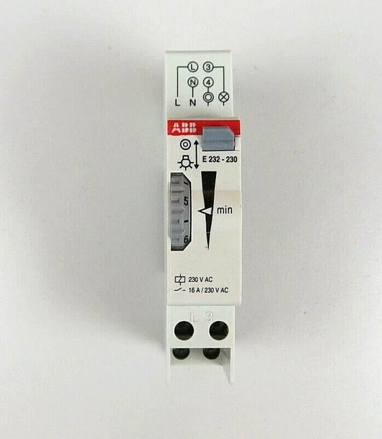 ABB E232E-8-M1: E232E-8 - 230-MULTI10 Staircase Light Timer At Reichelt