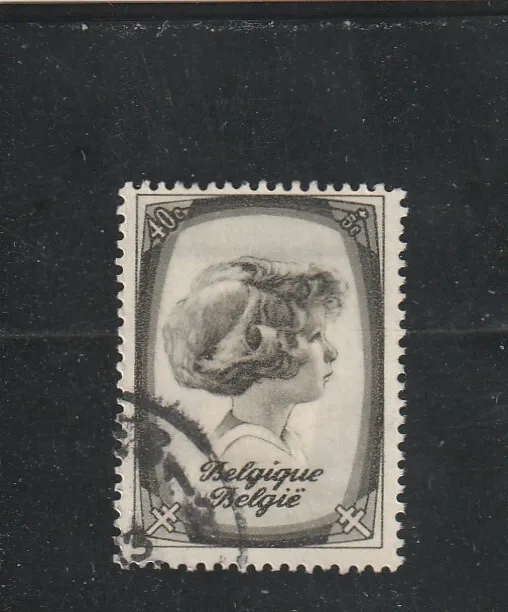 L6181 BELGIQUE timbre Y&T N° 490 de 1938 " Effigie Prince Albert de L " Oblitéré