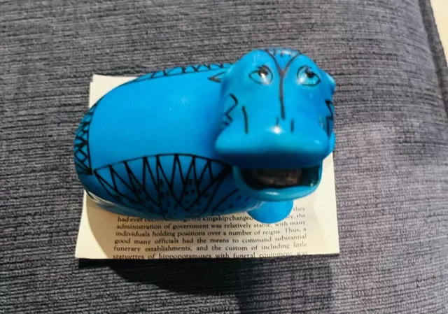 Metropolitan Museum Of Art MMA Blue William The Hippo Egyptian Pottery Figurine