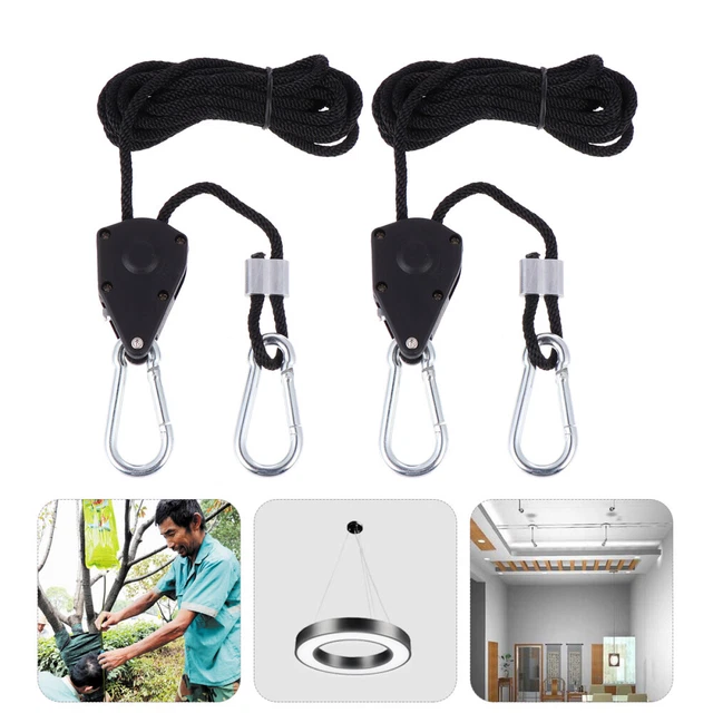 4PCS Langstürbig mit schwerem Duty verstellbarer Seilkleiderbügel verstärkter
