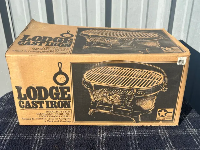 Lodge Cast Iron Sportsman Grill - Wildlife Duck Series USA Made - New In Box