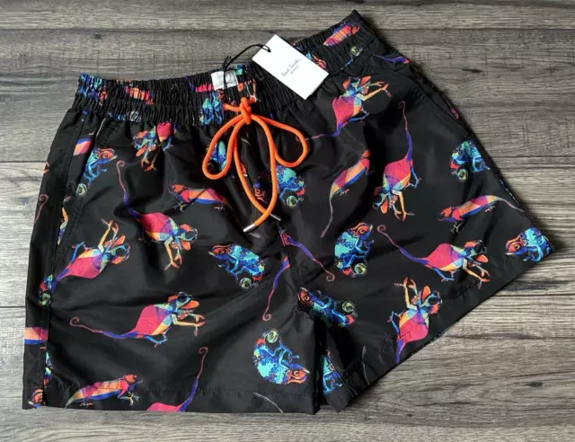 Paul Smith Caméléon Imprimé Short Natation TAILLE S 71.1cm-76.2cm BNWT