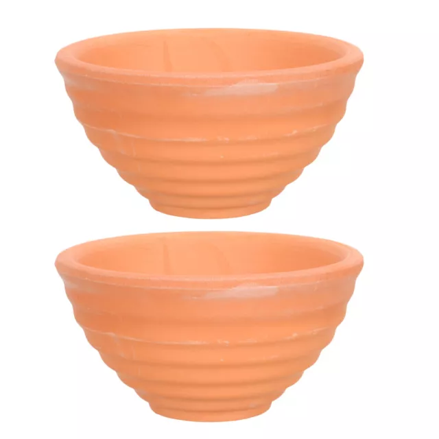 4 Pcs Pots De Fleurs Pots en terre cuite pour Plantes Fleur Récipient