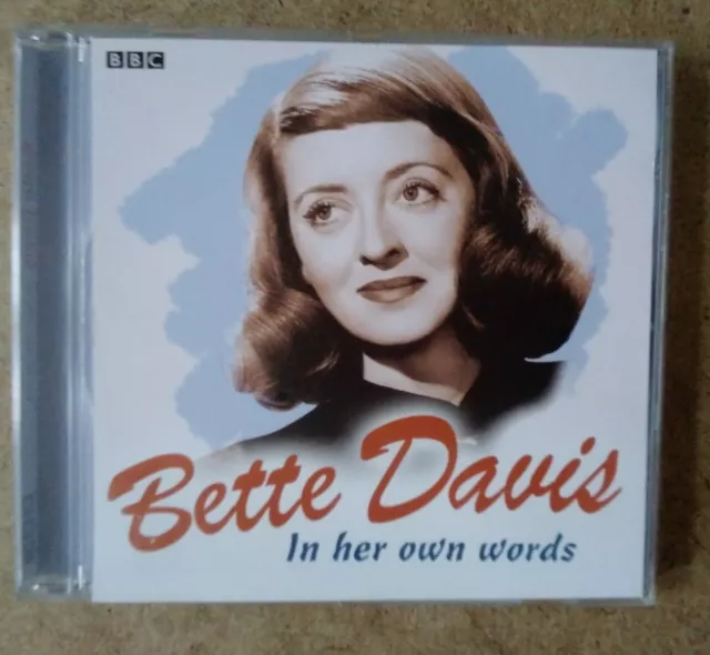 Bette Davis In Her Own Words (CD) BBC Radio+TV Interviews with her era 1958-1987