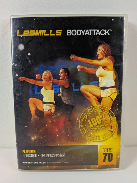 LES MILLS BODY Attack Release 57 58 59 60 61 5 DVD 5 CD Notes