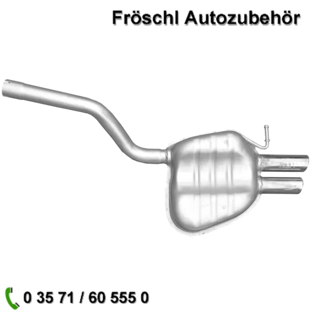 für Skoda Octavia II Combi 2,0 RS TFSI 1Z3 1Z5 Endtopf Auspuff Auspuffanlage k*