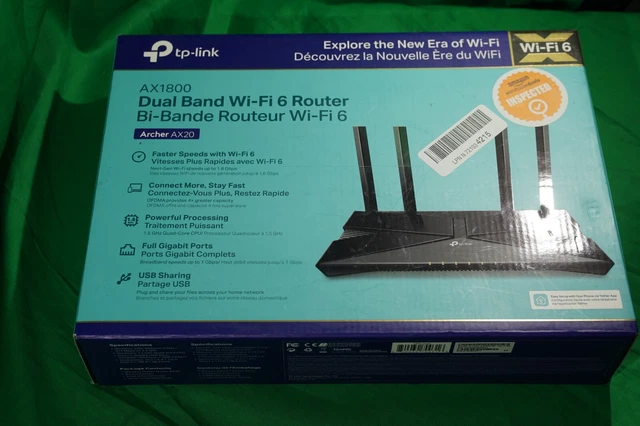 TP-Link AX1800 WiFi 6 Router (Archer AX21) - Dual Band Wireless ...