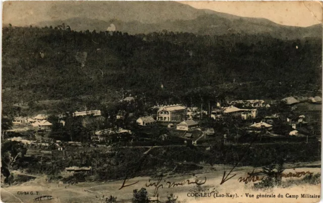 CPA AK VIETNAM Coc Leu - General View of the Military Camp (321659)