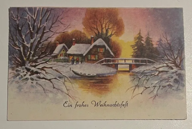 AK Kriegsweihnacht 1940. Postkarte, Weihnachten, deutsches Reich. gel