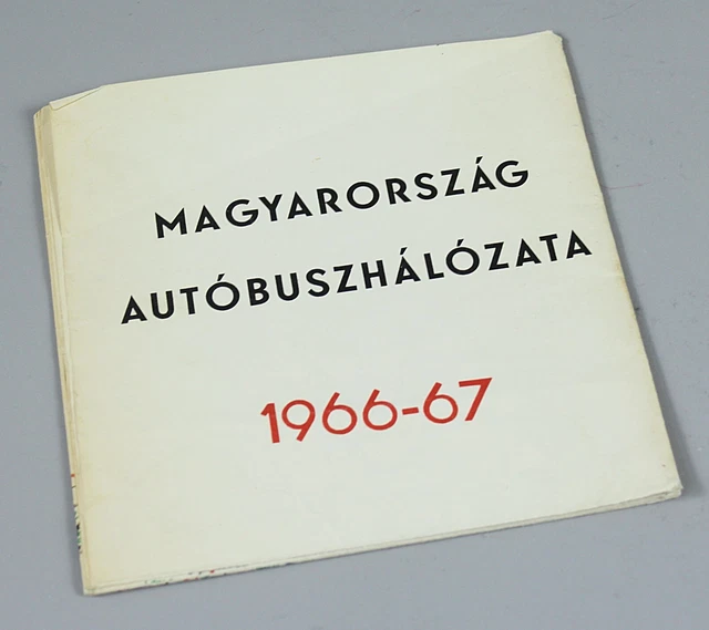 1966-67 FOLDING MAP of Hungary Color Line map Hungarian Language £24.17 ...