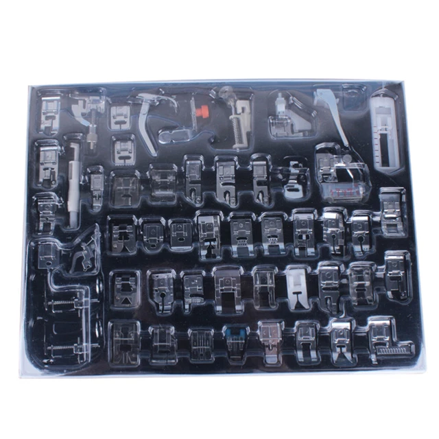 42pcs / set machine à coudre domestique à coudre pied pied presseur pied