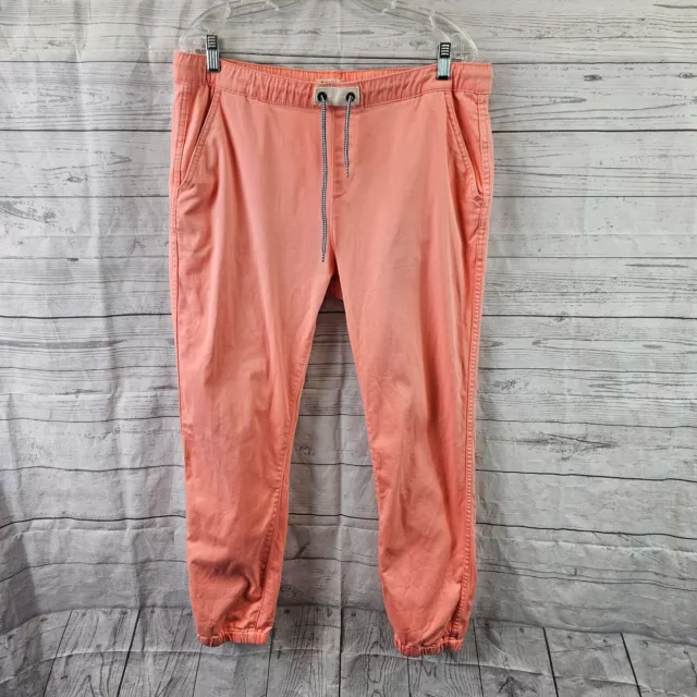 Roxy Womens Jogger Pants Sz Large Corral High Rise Drawstring