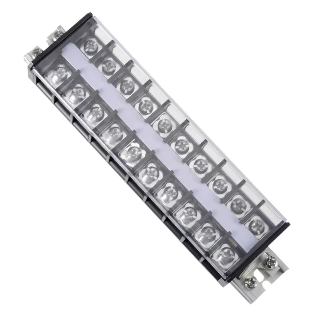 Bornier barrière 660V 30A Double rangée 10P DIN Rail Base Vis Connec.