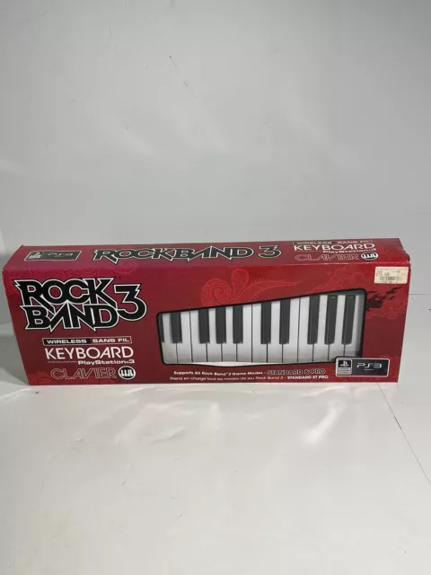Microsoft XBox 360 Rock Band 3 Wireless Keyboard Game Controller piano RB3  -A