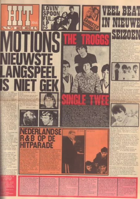 HITWEEK 1966  nr. 44 - THE MOTIONS/TROGGS/LOVE/LOVIN' SPOONFUL/BEAT & POETRY