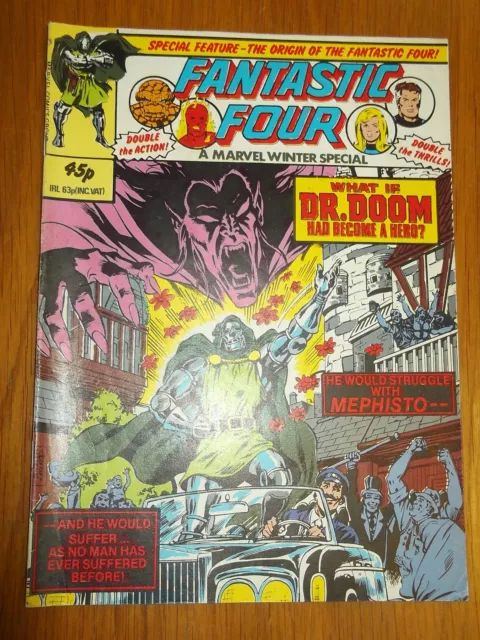 Fantastic Four Marvel British Weekly Winter Special 1981 Dr Doom Rare ^