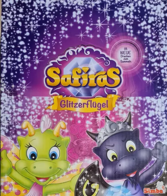 SAFIRA Drachen-Serien 1/Funkelstein/Glitzerflügel/Baby Safiras-velourbezogen 3