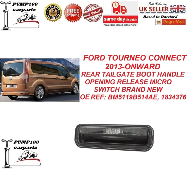 FOR FORD TOURNEO Connect Rear Tailgate Boot Handle Opening Release