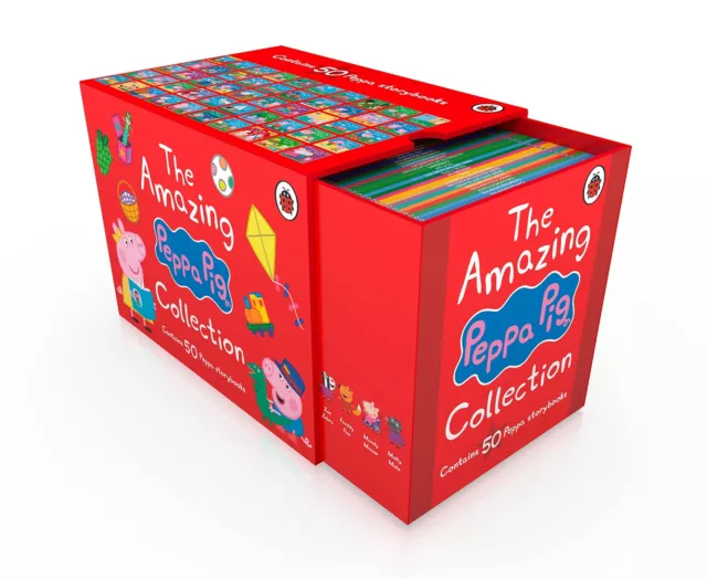 THE AMAZING PEPPA PIG COLLECTION 1-50 Paperback Box Set 2022 NEW