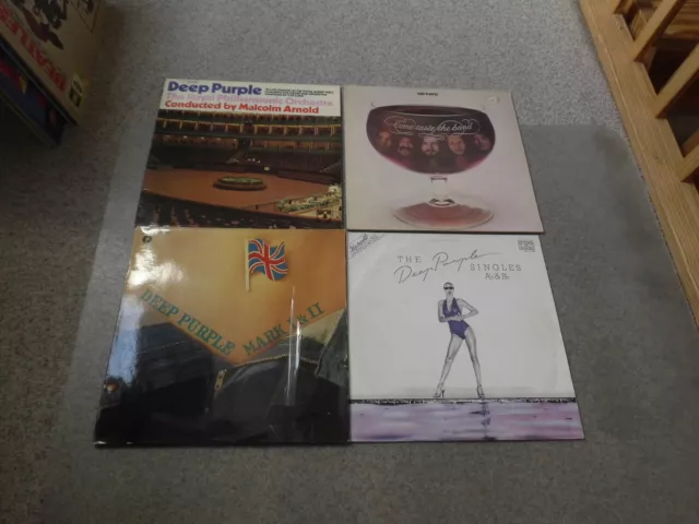 Konvolut von 5 LP`s Deep Purple  (s. Foto)