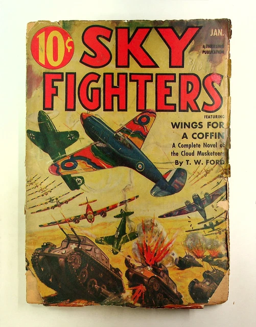 Sky Fighters Pulp Jan 1942 Vol. 26 #2 PR