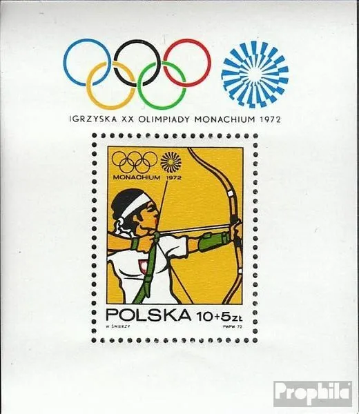 Polen Block51 (kompl.Ausg.) postfrisch 1972 Olympische Sommerspiele 1972 EUR 2,5