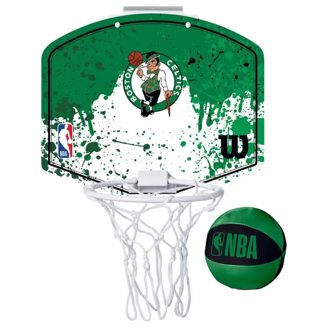 Boston Celtics Wilson Mini Basketball Hoop Set RD2550