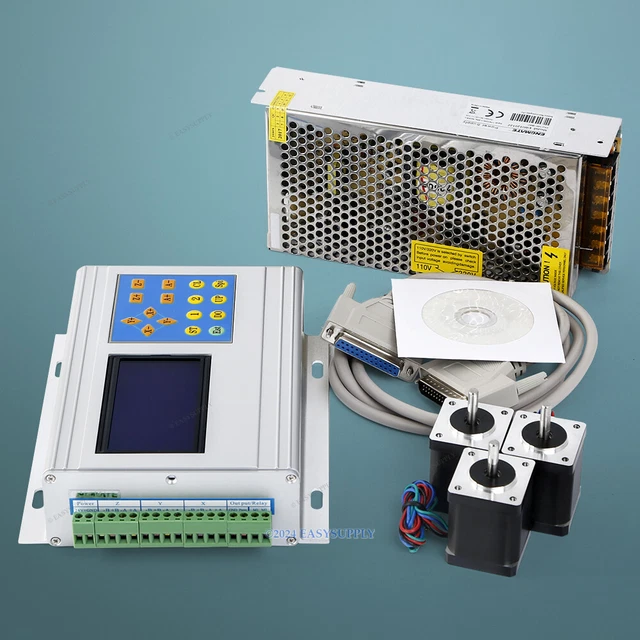 ENGMATE 3 AXES CNC Kit TB6560 Carte Driver Nema14 62oz-in Moteur 12V ...