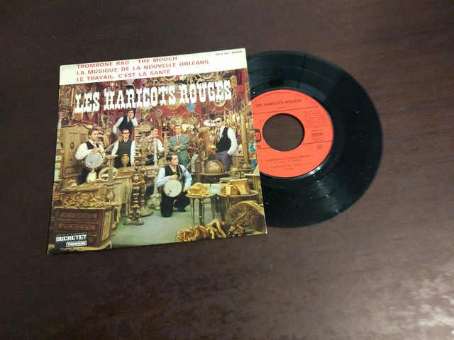 Trombone Rag LES HARICOTS ROUGES *Trombone Rag + 3* Ep Edition Française Exc EUR 10 ...