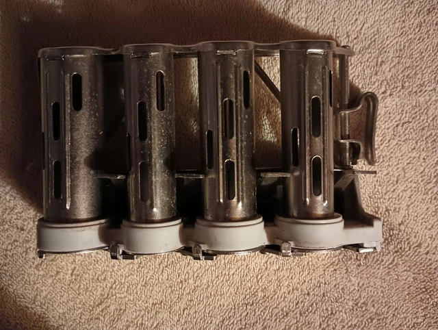 Vtg McGill 4 Barrel High Speed Coin Changer With Belt Clip  Made in USA