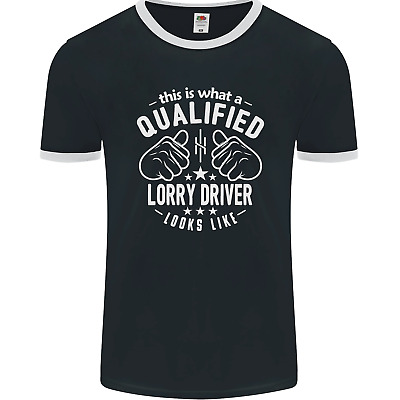 A Qualified Lorry Driver Looks Like Mens Ringer T-Shirt FotL