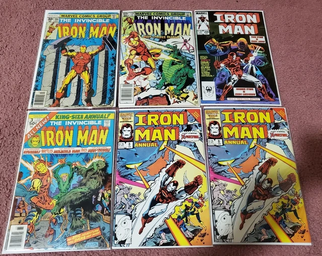 The Invincible Iron Man Comic book Lot of 6 Marvel Bronze Age