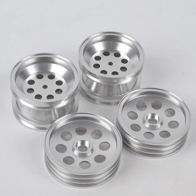 Adaptateurs De Moyeu Pour Roues Tamiya - Aluminium Bleu 5.0mm - Pour Fox, Falcon, Wild One