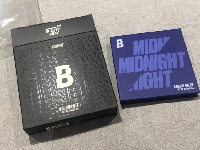 beauty bay eyeshadow palette Midnight Brand New Blues