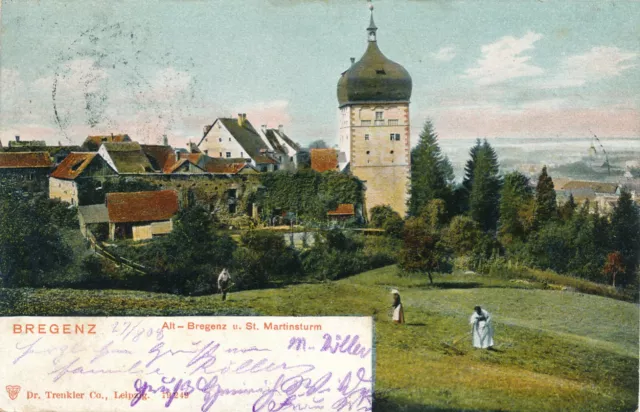 AK aus Bregenz Alt-Bregenz St.Martinsturm Vorarlberg (AA12) (11)