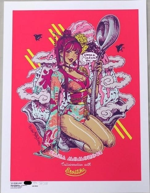 KANA MOMONOGI x Rockin'Jelly Bean” Silk Screen Print 1