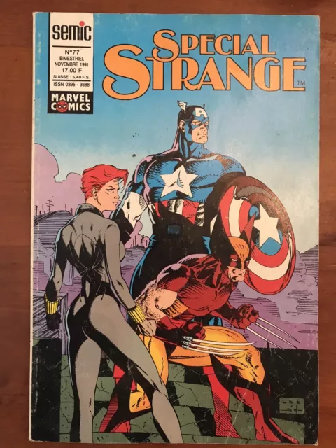 SPECIAL STRANGE N° 77 Semic 11/1991 Très Bon/Very Fine  X-Men/New Warriors