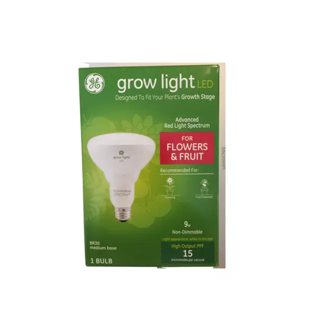 GE GROW LIGHT LED Advanced Red Light Spectrum For Fruit/ Flowers  (3136)