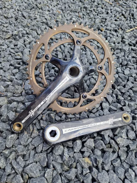 CAMPAGNOLO ATHENA CARBON Double Chainset 11 Speed 175 mm Power
