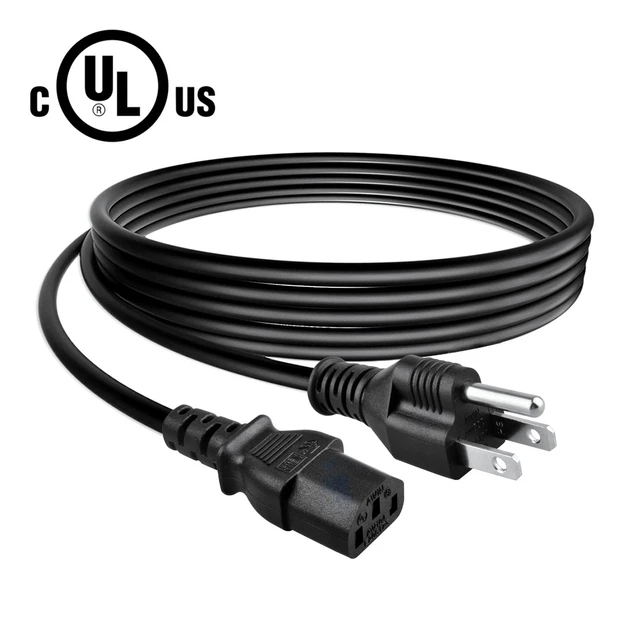4ft UL AC Power Cord Cable For Sony KDL-52XBR6 KDL-52XBR4 KDL-46XBR9 KDL-46XBR4
