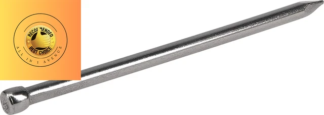 Hillman 592301 Polished Finishing Nails (6D X 2") - 60 Pieces, Silver