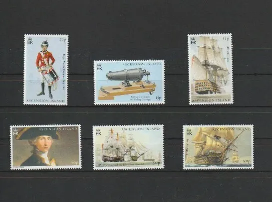 Ascension Island 2005 SG914-9 6v NHM Bicentenary of Battle of Trafalgar