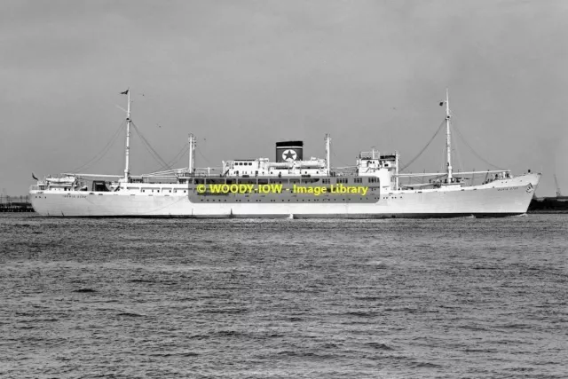 mc0122 - Blue Star Cargo Ship - Iberia Star , built 1950 - photograph 6x4