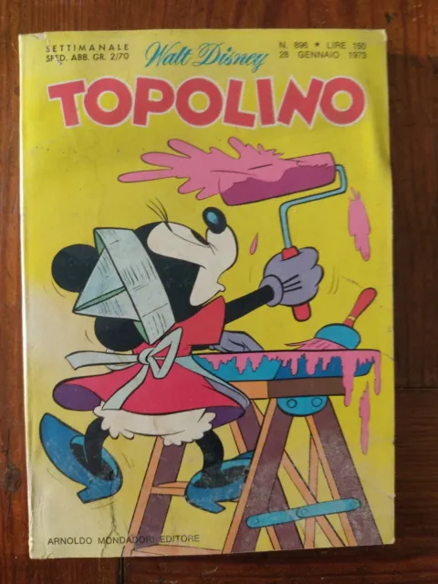 [896] TOPOLINO ed. Mondadori 1972 n.  844 stato Buono
