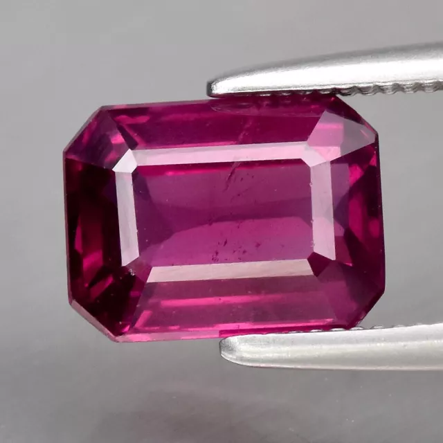 1.95ct 7.7x5.8mm Octagon Natural Pinkish Purple Rhodolite Garnet, Gemstone