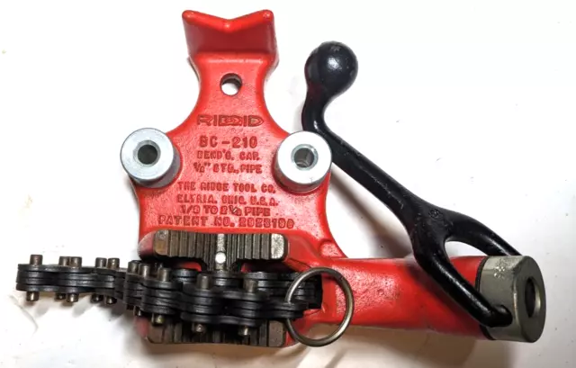 NEW RIDGID TOOLS BC-210 BENCH CHAIN VISE 1/8" to 2-1/2"